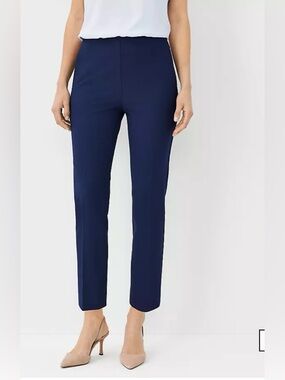 LOFT Side Zip High Waist Curvy Fit Skinny Pant size 8